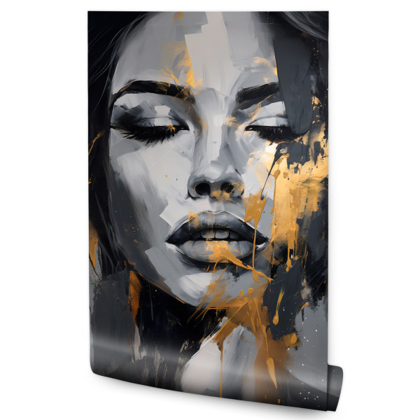 Fototapeta Twarz Kobiety W Abstrakcyjnym Stylu 170x254cm 217950