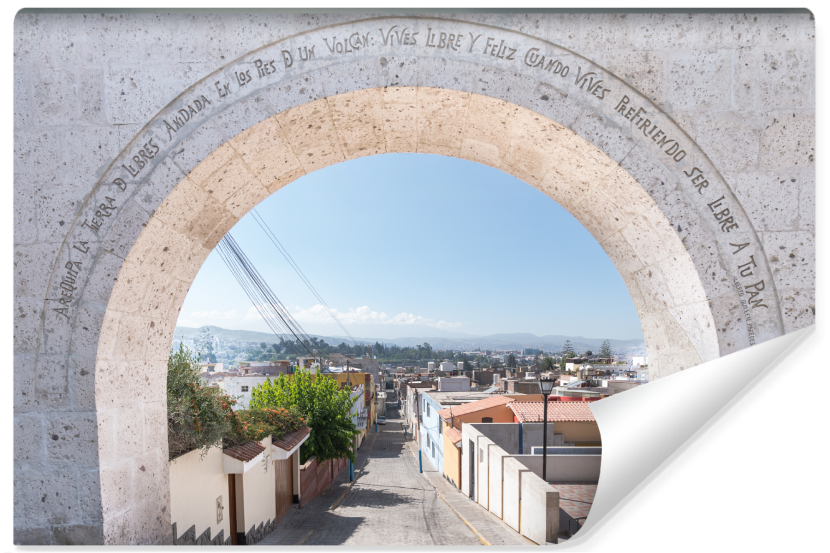 Fototapeta Widok z Kamiennej Bramy Na Miasto 450x300cm 238039
