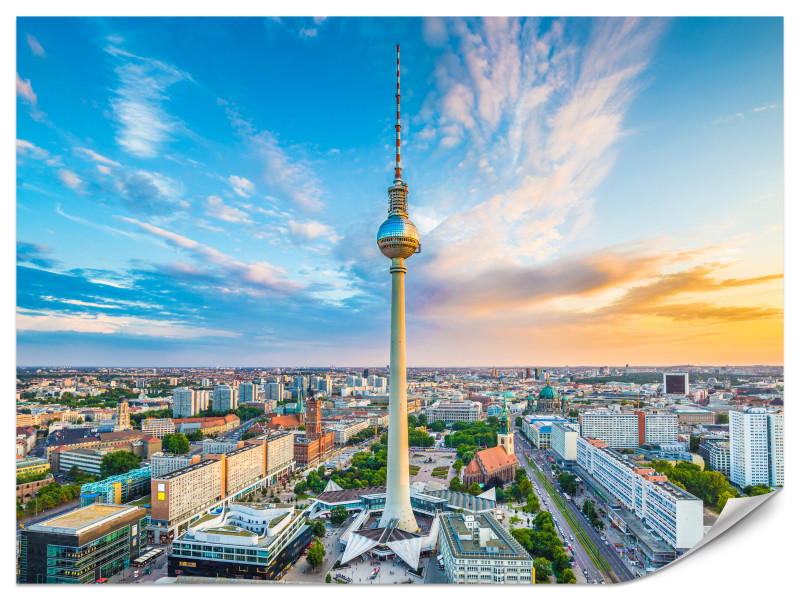 Fototapeta Wieża telewizyjna w Berlinie 150x105cm 984150