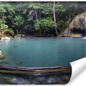 Fototapeta Wodospad Erawan W Lesie Tropikalnym 520x318cm 255440