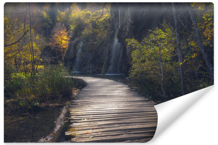 Fototapeta WODOSPAD Jeziora Plitwickie 3D 400x280cm 261844