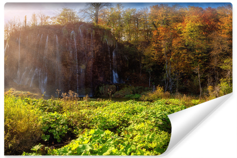 Fototapeta Wodospad Prstavac KRAJOBRAZ 3D 254x184cm 261632
