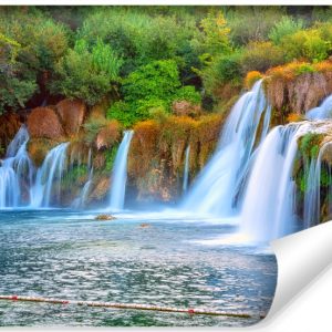 Fototapeta Wodospad W Parku Narodowym 360x240cm 258037 Fototapeta Wodospad W Parku Narodowym 360x240cm 258037