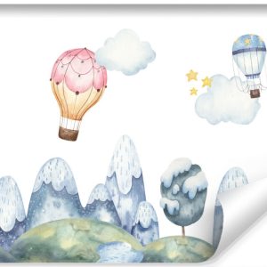 Fototapeta Wzgórza BALONY Śnieg Bajka Zima 368x254cm 263801 Fototapeta Wzgórza BALONY Śnieg Bajka Zima 368x254cm 263801