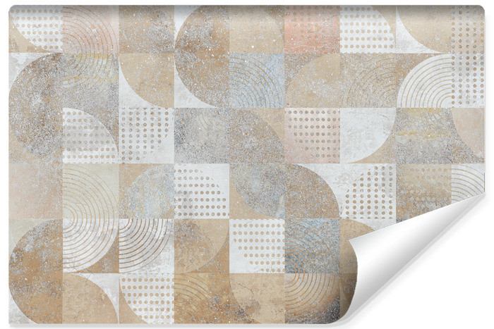 Fototapeta Wzór GEOMETRYCZNY Beton Styl Vintage 90x60cm 308688