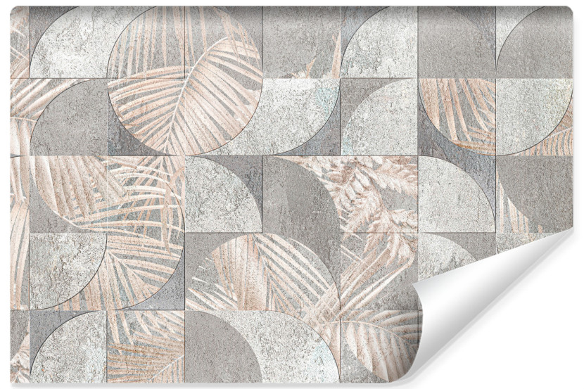 Fototapeta Wzór Geometryczny Na Betonie 254x184cm 320886