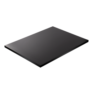 KOLM Blat laminowany czarny 120 x 80 cm do biurka, stołu, stolika 729655 KOLM Blat laminowany czarny 120 x 80 cm do biurka, stołu, stolika 729655
