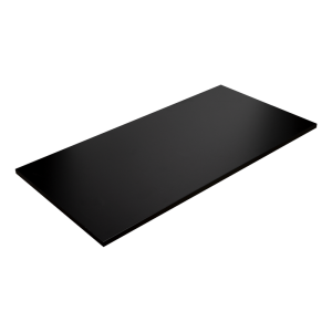 KOLM Blat laminowany czarny 138 x 68 cm do biurka, stołu, stolika 729635 KOLM Blat laminowany czarny 138 x 68 cm do biurka, stołu, stolika 729635