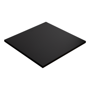 KOLM Blat laminowany czarny 90 x 90 cm do biurka, stołu, stolika 729643 KOLM Blat laminowany czarny 90 x 90 cm do biurka, stołu, stolika 729643