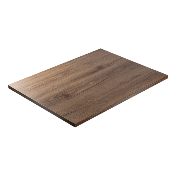 KOLM Blat laminowany dąb czekoladowy 138 x 80 cm do biurka, stołu 729664