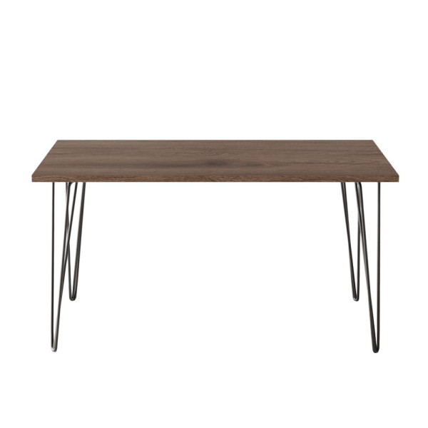 KOLM Stół FISK 138 x 80 cm do kuchni, salonu, jadalni Dąb Czekoladowy 729710