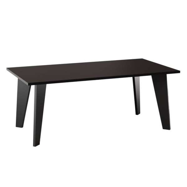 KOLM Stół HOLT 180 x 95 cm do kuchni, salonu, jadalni Czarny 729724