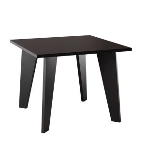 KOLM Stół OLEN 90 x 90 cm do kuchni, salonu, jadalni Czarny 729718 KOLM Stół OLEN 90 x 90 cm do kuchni, salonu, jadalni Czarny 729718