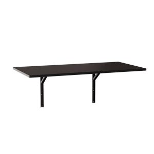 KOLM Stół rozkładany ścienny FLAP 138×68 cm Czarny 729608 KOLM Stół rozkładany ścienny FLAP 138×68 cm Czarny 729608