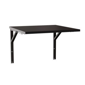 KOLM Stół rozkładany ścienny FLIP 68×68 cm Czarny 729610 KOLM Stół rozkładany ścienny FLIP 68×68 cm Czarny 729610