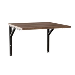 KOLM Stół rozkładany ścienny FLIP 68×68 cm Dąb Czekoladowy 729607 KOLM Stół rozkładany ścienny FLIP 68×68 cm Dąb Czekoladowy 729607