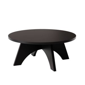 KOLM Stolik kawowy okrągły BELL Ø68 cm Czarny 729619