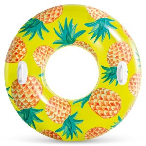 Koło dmuchane do pływania o średnicy 107 cm z uchwytami INTEX 56261 ananas 566725 Koło dmuchane do pływania o średnicy 107 cm z uchwytami INTEX 56261 ananas 566725