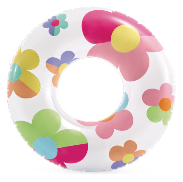 Koło dmuchane do pływania o średnicy 81 cm INTEX 59259 kwiaty 566719