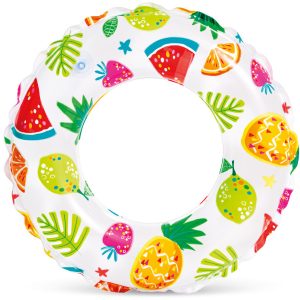 Koło dmuchane do pływania z nadrukiem o średnicy 51 cm INTEX 59230 OWOCE 566691 Koło dmuchane do pływania z nadrukiem o średnicy 51 cm INTEX 59230 OWOCE 566691
