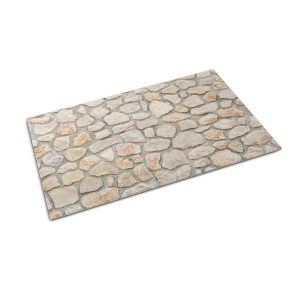 Kolorowa Wycieraczka z Printem Kamienie Ściana – 60×40 cm 169998 Kolorowa Wycieraczka z Printem Kamienie Ściana – 60×40 cm 169998