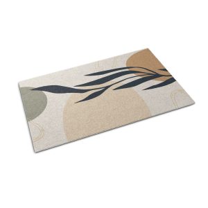 Kolorowa Wycieraczka z Printem Roślina Liść – 60×40 cm 170014 Kolorowa Wycieraczka z Printem Roślina Liść – 60×40 cm 170014