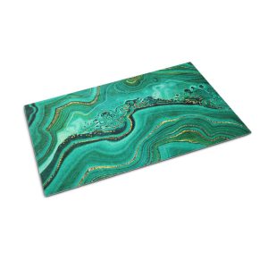Kolorowa Wycieraczka z Printem Turkusowy marmur – 60×40 cm 170044 Kolorowa Wycieraczka z Printem Turkusowy marmur – 60×40 cm 170044