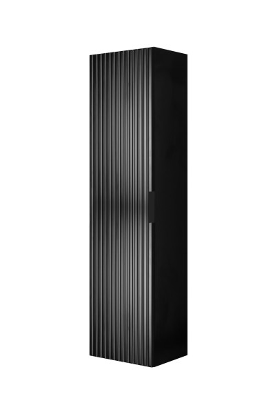 Kolumna łazienkowa, czarna, 35 x 136 x 27 cm, uchwyt czarny 1059614
