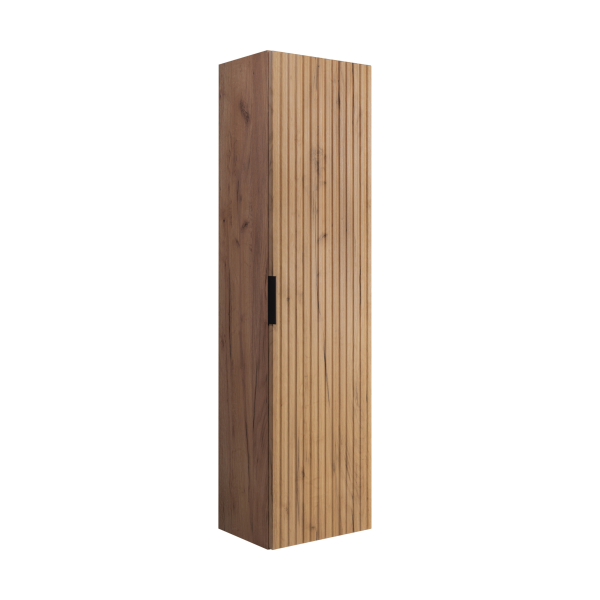 Kolumna łazienkowa, dąb Craft, 35 x 136 x 27 cm, uchwyt czarny 1059597
