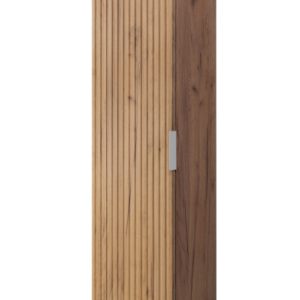 Kolumna łazienkowa, dąb Craft, 35 x 136 x 27 cm, uchwyt srebrny 1059612
