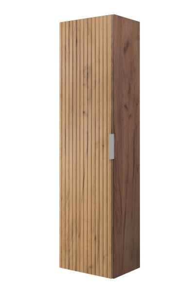 Kolumna łazienkowa, dąb Craft, 35 x 136 x 27 cm, uchwyt srebrny 1059612