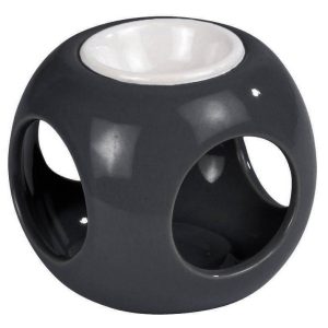 Kominek ceramiczny w formie kostki, wys. 6 cm 83288