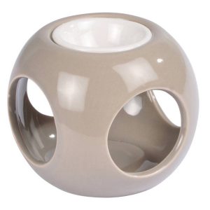 Kominek ceramiczny w formie kostki, wys. 6 cm 149108