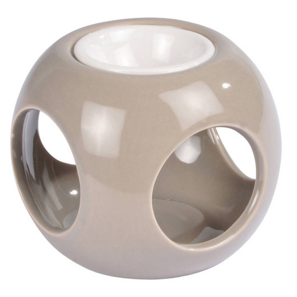 Kominek ceramiczny w formie kostki, wys. 6 cm 149108