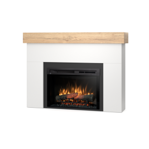 Kominek elektryczny Aven 1400W 26″ XHD Biały Mat, Jasny Dąb Warmtec 794325 Kominek elektryczny Aven 1400W 26″ XHD Biały Mat, Jasny Dąb Warmtec 794325