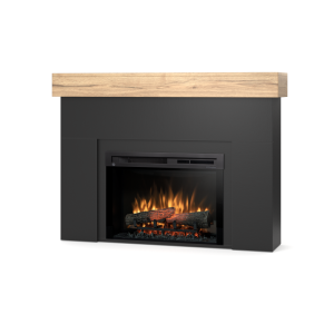 Kominek elektryczny Aven 1400W 26″ XHD Czarny Mat, Jasny Dąb Warmtec 794330 Kominek elektryczny Aven 1400W 26″ XHD Czarny Mat, Jasny Dąb Warmtec 794330