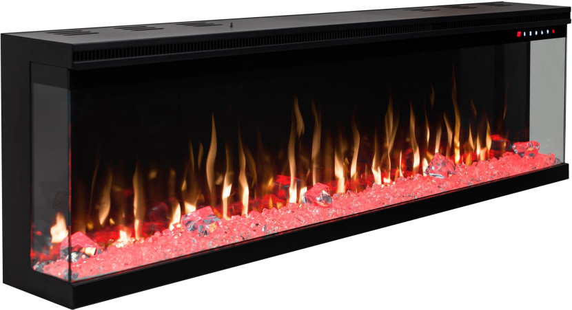 Kominek Elektryczny Led Ścienny Unique 183 Cm Aflamo 638262