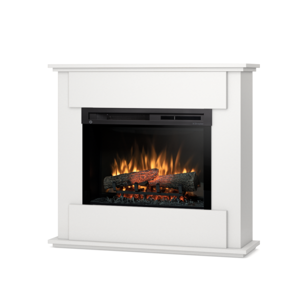Kominek elektryczny ścienny 26" XHD 1400W grzewczy LED biały Warmtec Fonte 822465