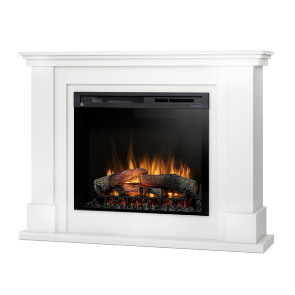 Kominek elektryczny wolnostojący Luena 28" XHD Biały Warmtec 310255