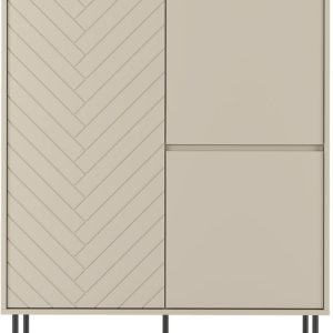 Komoda 102 cm do salonu MIVIO dwudrzwiowa kaszmir 823476 Komoda 102 cm do salonu MIVIO dwudrzwiowa kaszmir 823476