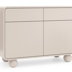Komoda 108 ALBI w kolorze kaszmirowym na okrągłych nóżkach 752385 Komoda 108 ALBI w kolorze kaszmirowym na okrągłych nóżkach 752385