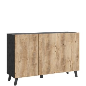 Komoda 120 cm trzydrzwiowa do salonu PUNES 874300
