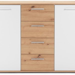 Komoda 120 cm z szufladami dąb artisan JOVITA 762755