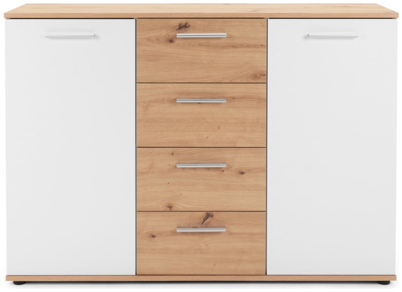 Komoda 120 cm z szufladami dąb artisan JOVITA 762755