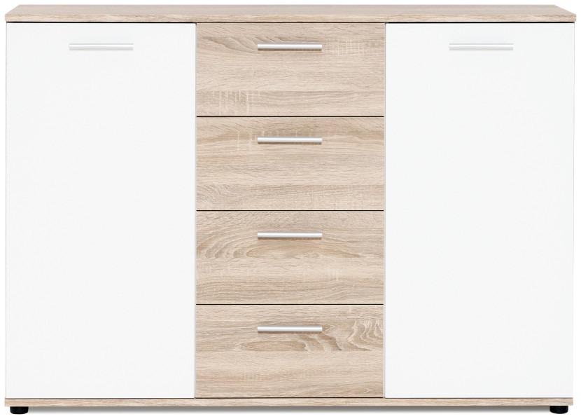 Komoda 120 cm z szufladami dąb sonoma JOVITA 762752