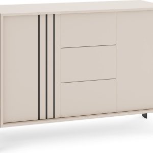 Komoda 120 cm z szufladami do salonu NUVIO kaszmir 994999 Komoda 120 cm z szufladami do salonu NUVIO kaszmir 994999