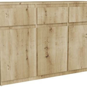 Komoda 120 cm z szufladami MONTEGO dąb artisan nowoczesna 722721 Komoda 120 cm z szufladami MONTEGO dąb artisan nowoczesna 722721