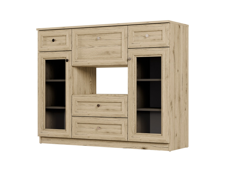 Komoda 140/Witryna Dąb Grand Naturalny 957828
