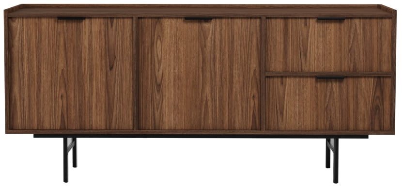 Komoda 150 cm do salonu dwudrzwiowa ELVIO orzech warmia 773725