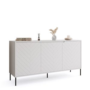 Komoda 150 cm do salonu MIVIO trzydrzwiowa 823478 Komoda 150 cm do salonu MIVIO trzydrzwiowa 823478